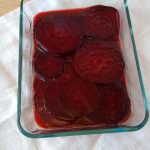 Marinated Raw Beets